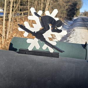 Mailbox Topper - Alpine Skier