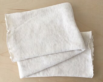 Pendleton terry cloth fabric / Yardage remnant #130 / cream oatmeal / 1 piece