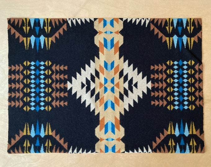 Pendleton Wool Fabric / Remnant / 268 Rancho Arroyo Black / 1 Piece Etsy