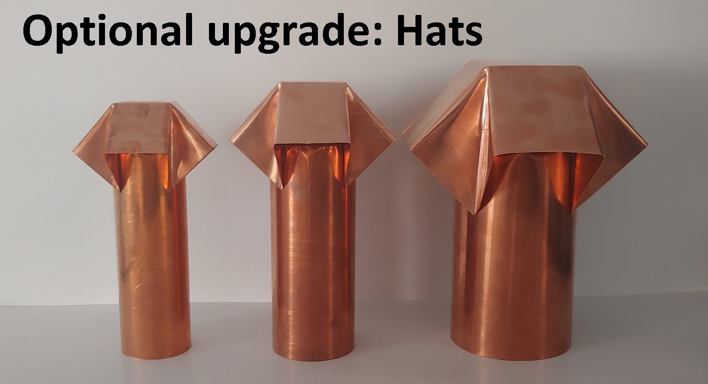 Copper Roof Jack Vent Stack for PVC Plumbing Pipe Etsy