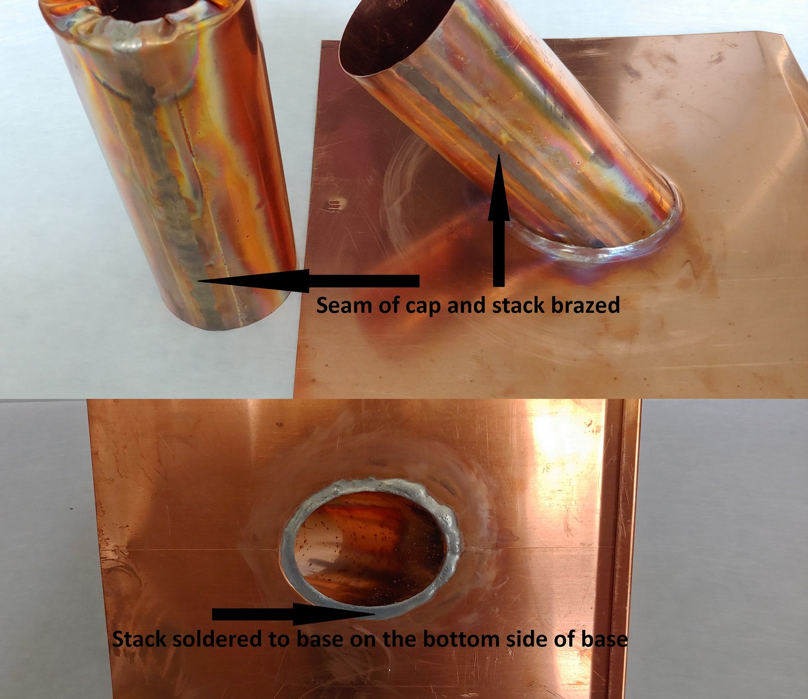 Copper Roof Jack Vent Stack for PVC Plumbing Pipe Etsy