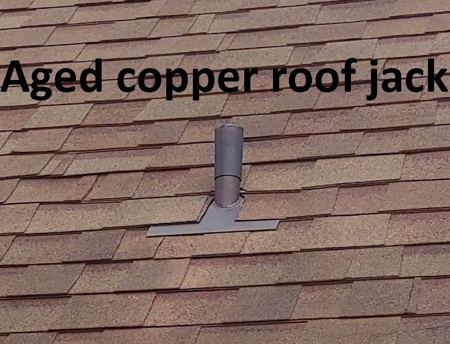 Copper Roof Jack Vent Stack for PVC Plumbing Pipe Etsy