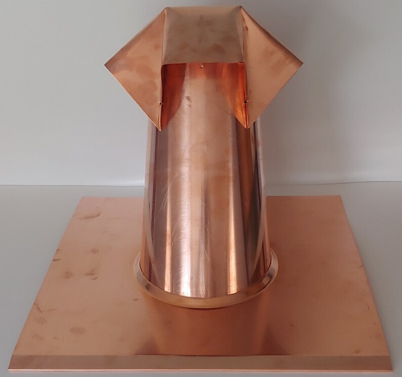 Copper Roof Jack Vent Stack 2 Sizes Variable Pitch 3 to 12 on 12 Etsy