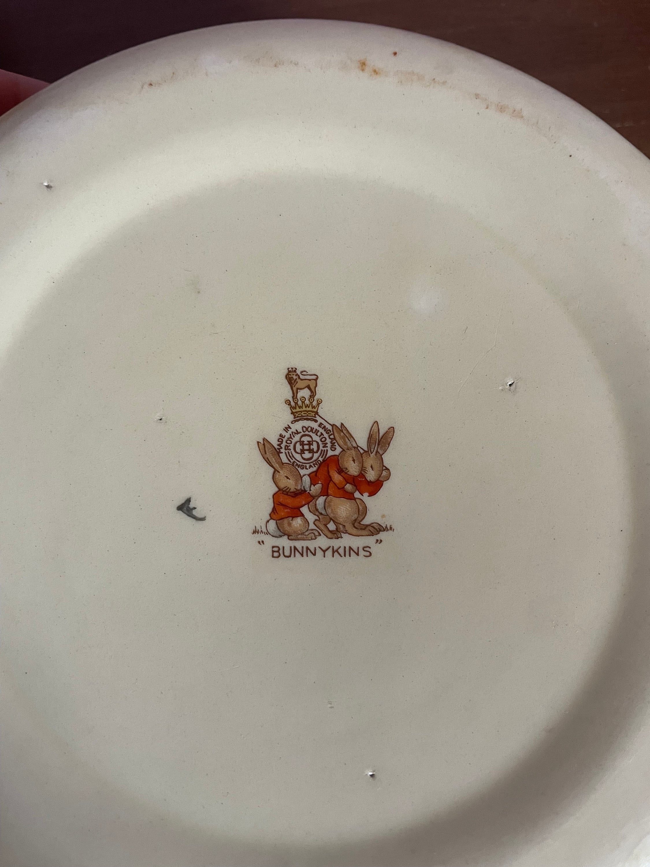 Rare Royal Doulton Bunnykins Bowl Circa 1940 Rare bunnykins royal doulton China bowl main image 0