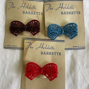 Vintage Lace Bow Barrette