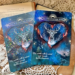 Throne of Glass - TOG - To Whatever End - Stag Fantasy Book Kindle 6 inch / Paperwhite / OASIS Insert for Clear Case