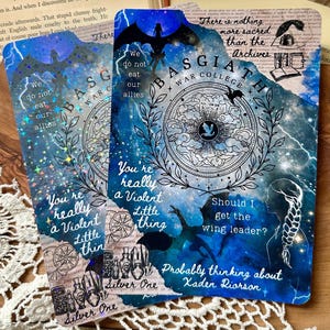 Dragon Fourth Wing Basgiath College Xaden Fantasy Bookish Universe Book Kindle 6 inch / Paperwhite / OASIS Insert for Clear Case