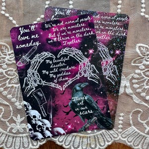 Butcher and Blackbird Dark Romance Kindle Insert for Clear Case / Paperwhite / Oasis / Kobo / Boox Go Case Insert
