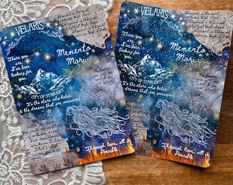 ACOTAR Kindle Insert: Velaris Bookish Design for Clear Case