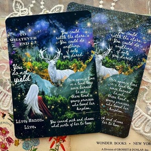 Throne of Glass - TOG - To Whatever End - Manon - Stag Fantasy Book Kindle 6 inch / Paperwhite / OASIS Insert for Clear Case