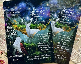 Throne of Glass Kindle Insert: Manon Stag Art for Clear Case