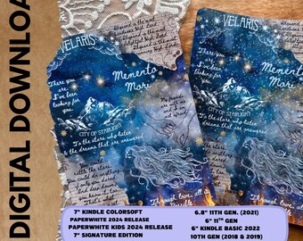 ACOTAR x TOG x Crescent City Kindle Insert: Fantasy Bookish Design Paperwhite / Basic (Digital Download)