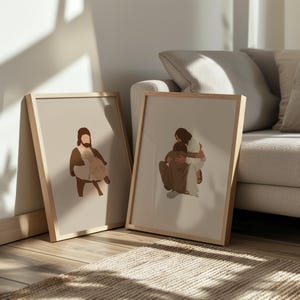 Jesus - Good Shepherd // Nursery Wall Art // Digital Download