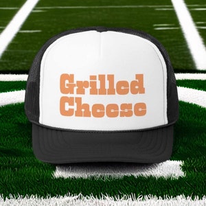 Grilled Cheese Trucker Cap - Fun Food Lover&#39;s Hat, Retro Style Baseball Cap, Novelty Headwear, Adjustable Dad Hat, Unisex Accessory