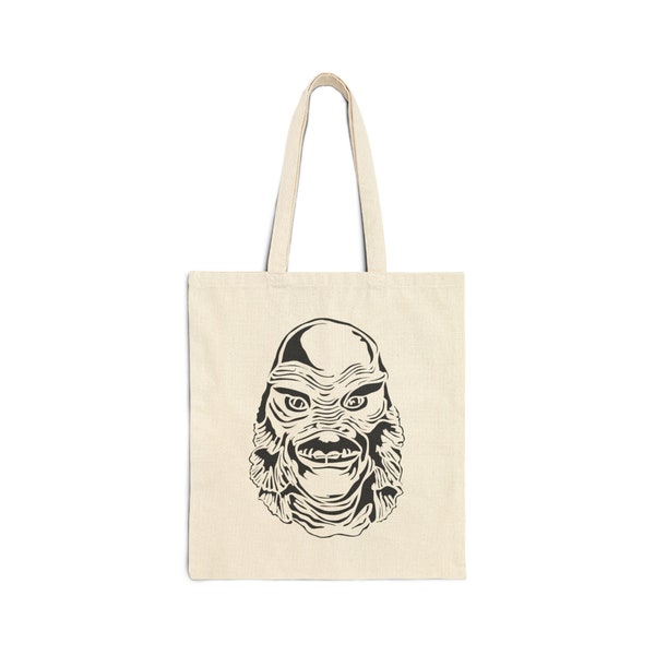 Creature from the Black Lagoon, Monster, Horror movie, classic horror, gift for horror fan, Halloween, October, Trick or Treat, Record Bag