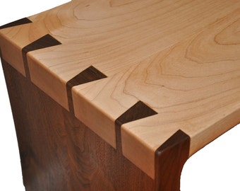 Solid Wood  Dovetail Bench