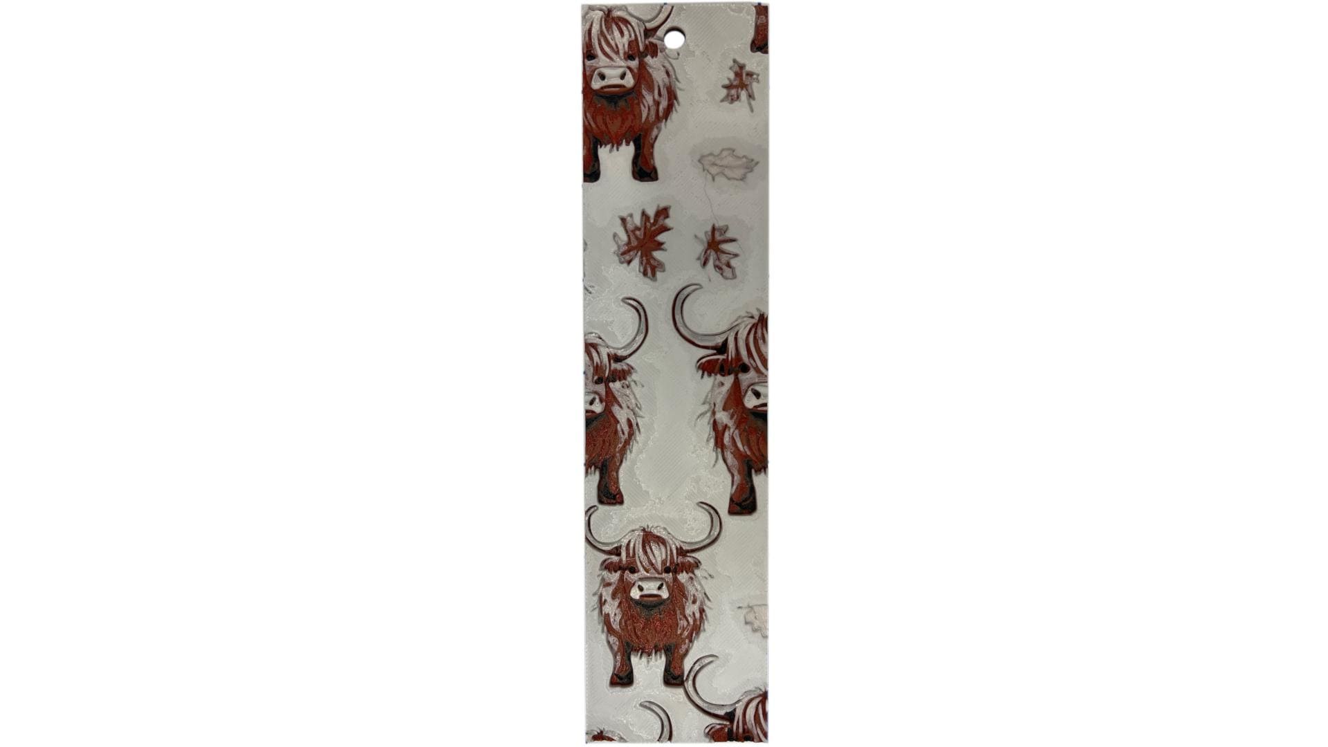 Highland Cow Fall Bookmark: Thanksgiving Theme - Etsy