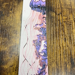 Jellyfish Bookmark: Ocean Theme Gift for Readers