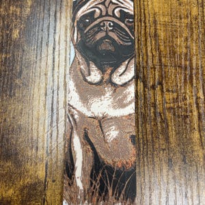 Pug Bookmark: Dog Lover Gift