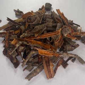 Dried Buckthorn Bark, Wildcrafted Rhamnus Frangula Tea Infusion