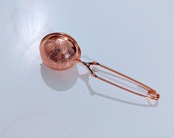 Tea Strainer Stainless Steel Rose Gold