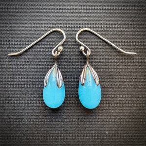 Translucent Turquoise mini earrings