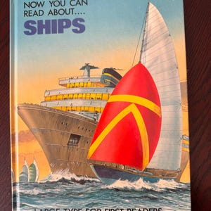 Now You Can Read About Ships vintage Brimax Book from 1984