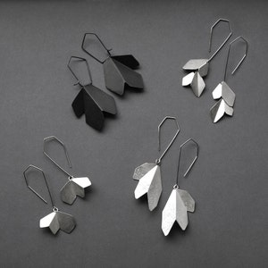 Native American Sterling Silver and Gold Earrings ~ EAGLE ROCK TRADING