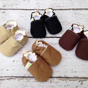 Hemp Baby Shoes: Organic cotton and hemp Vegan Soft Sole, Made to Order
