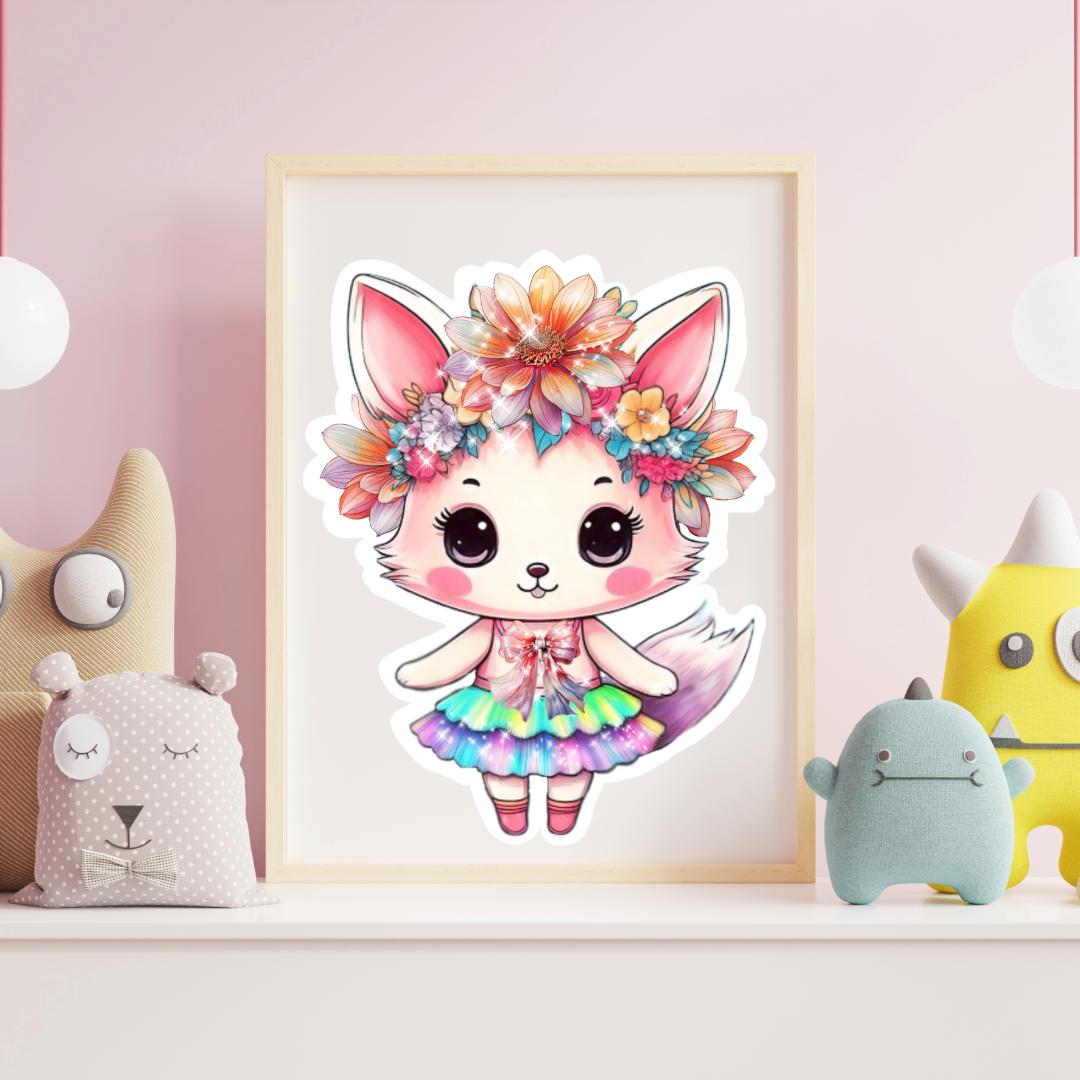 6 Cute Ballet Animals Clipart | Instant Download | PNG & PDF Files - Image 3