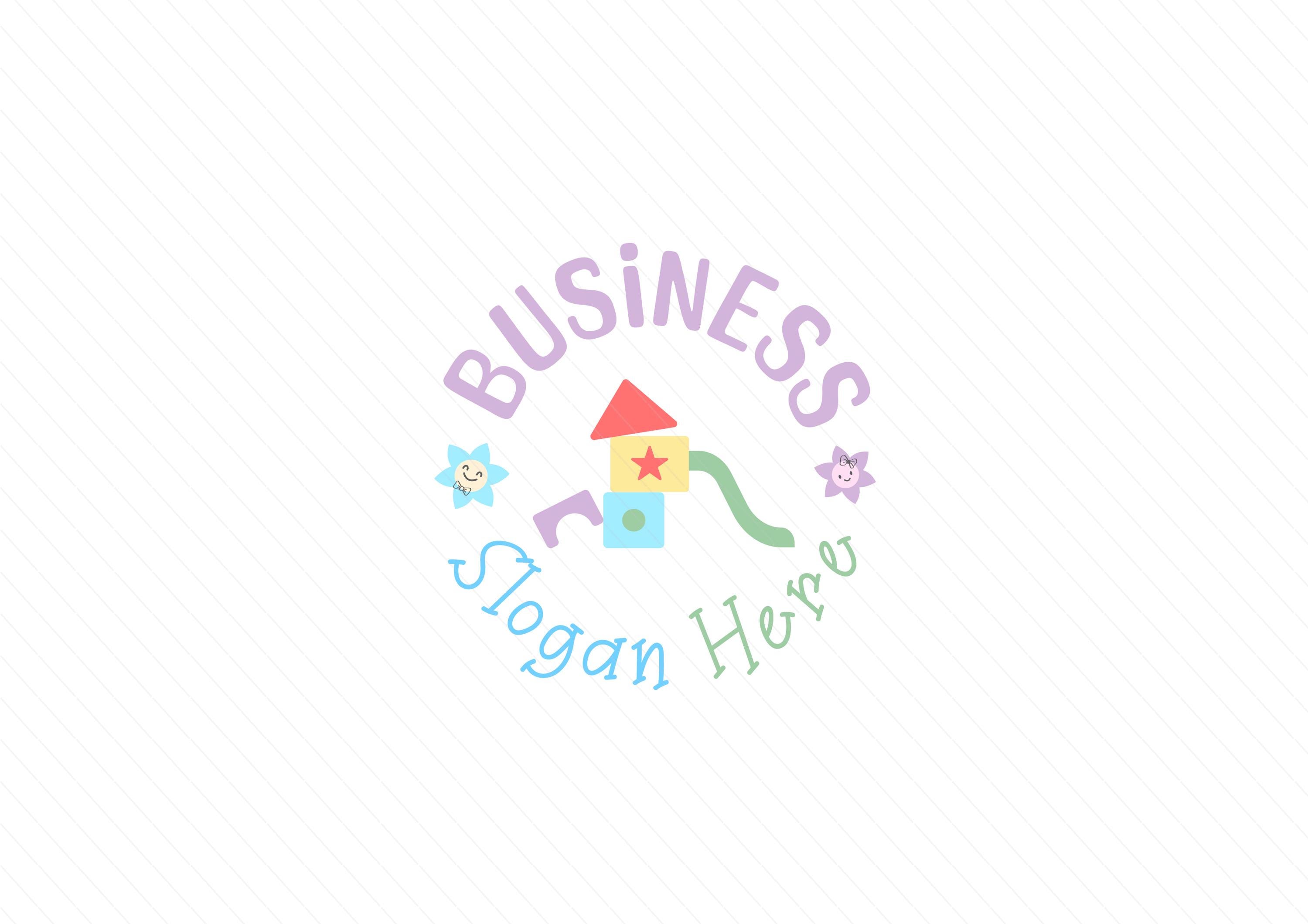 Soft Playground Premade logo - Playhouse Logo - Kids Playground - Play Center Logo - Soft Play Hire - Kids Zone - Kids Club - Image 4