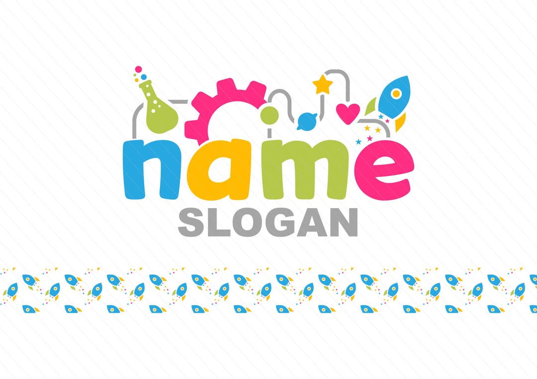 STEM Logo | Educational Toys and Montessori Learning Logo Design