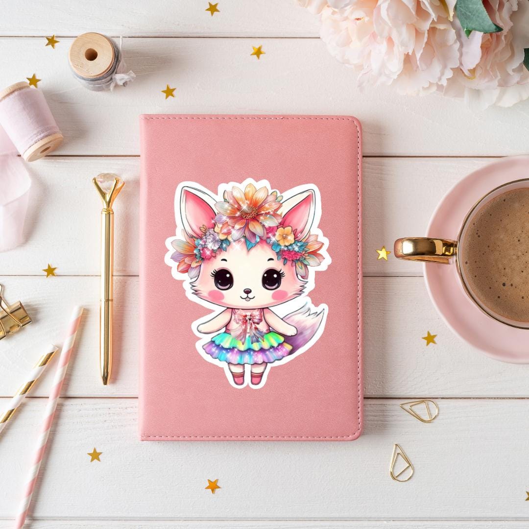 6 Cute Ballet Animals Clipart | Instant Download | PNG & PDF Files - Image 9
