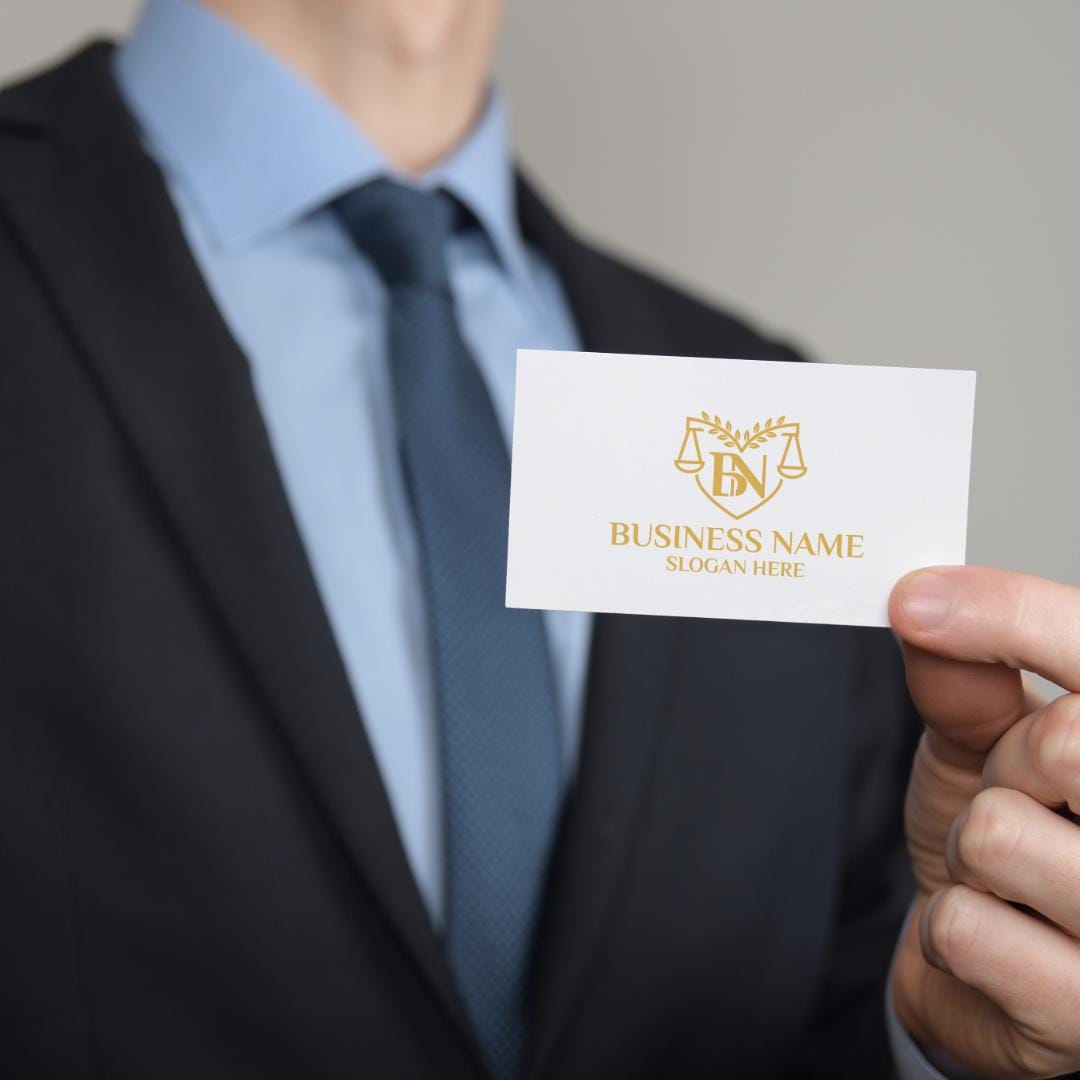 Professional Law Firm Logo | Custom Initials, Justice Scale and Laurel Design - Image 6