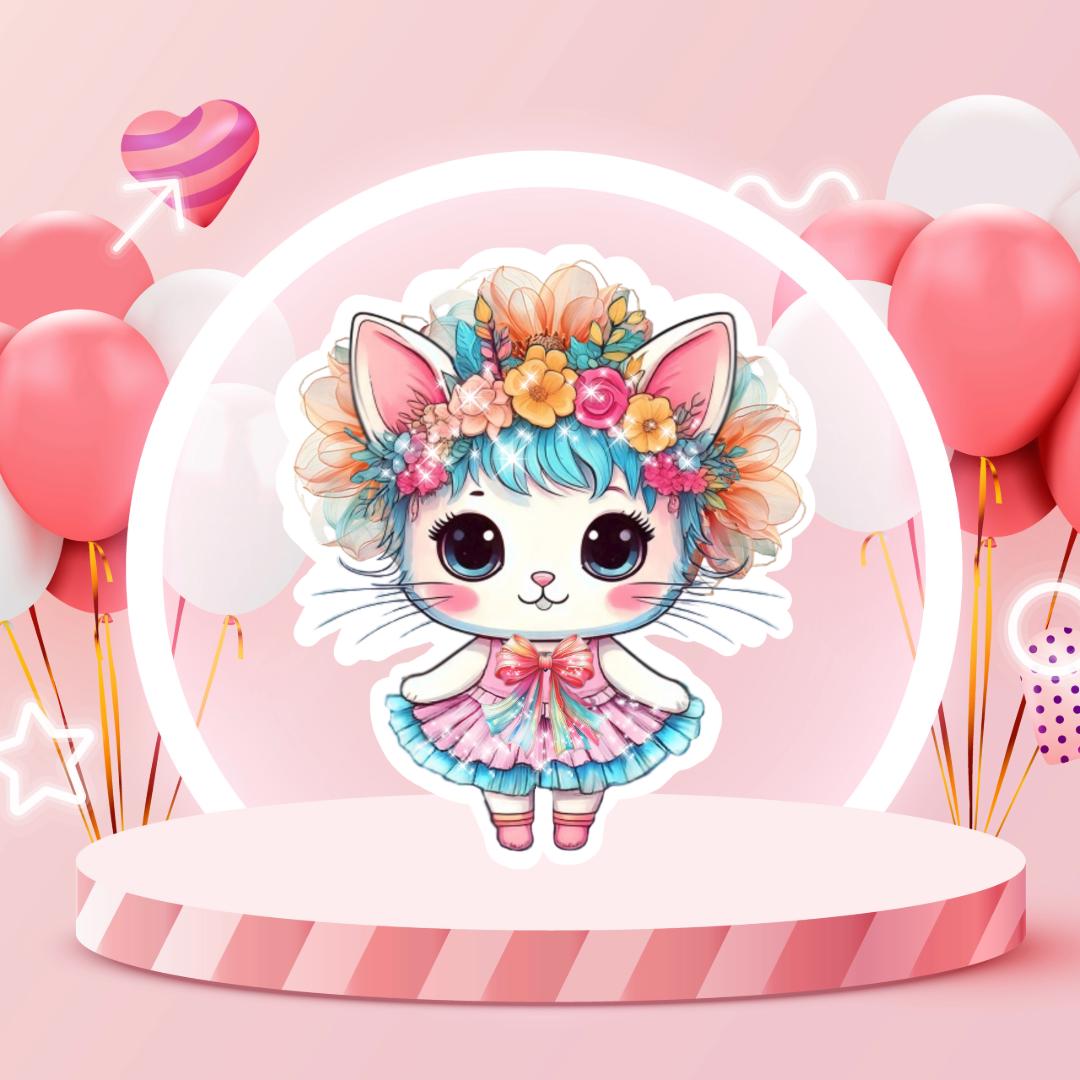 6 Cute Ballet Animals Clipart | Instant Download | PNG & PDF Files - Image 4