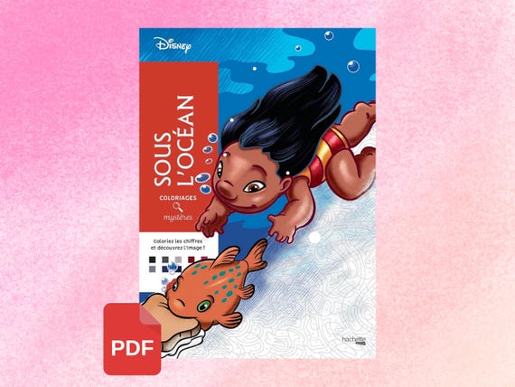 Digital - Disney Mystery Colouring Book - Sous L