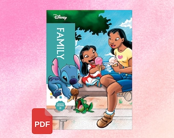 Digital - Disney Mystery Colouring Book - Family ( colour by number, colouring for adult, colouring pages )