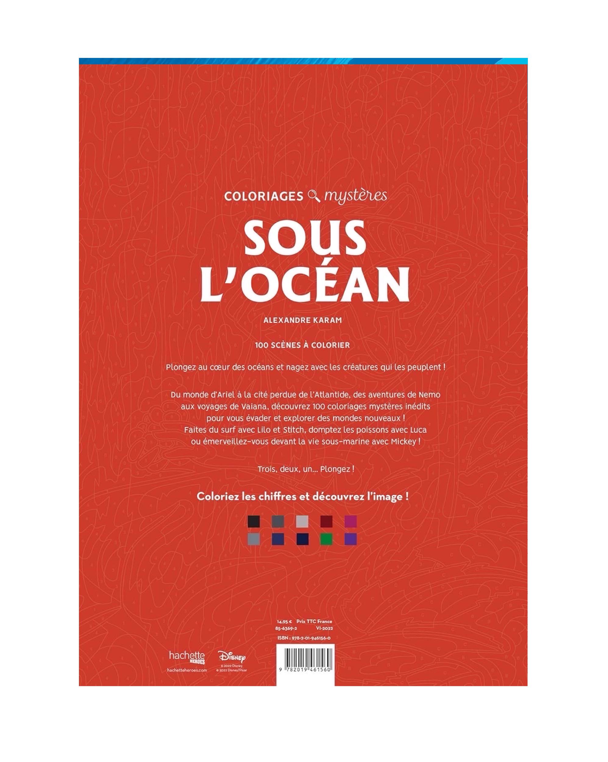 Digital - Disney Mystery Colouring Book - Sous L