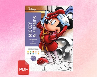 Digital - Disney Mystery Colouring Book - Mickey & Friend (colouring book, colouring pages, colour by number)