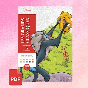 Digital - Disney Mystery Målarbok - Les Grands Classiques (målarbok, målarbilder)