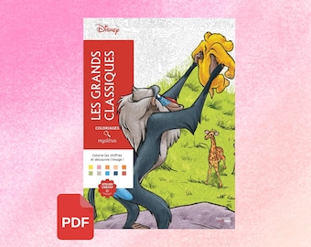 Digital - Disney Mystery Colouring Book - Les Grands Classiques (colouring book, colouring pages)