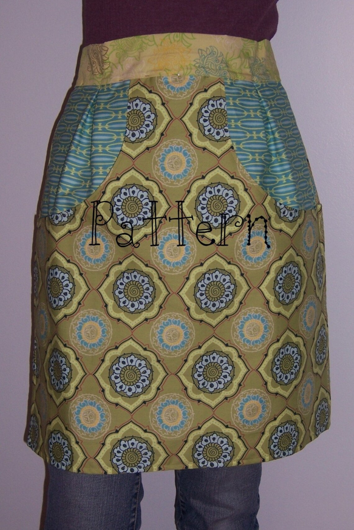 Apron Pattern Retro Clothespin Apron Fun to Make & Wear Etsy