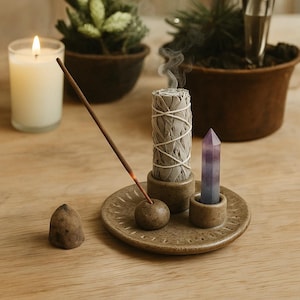 White Sage Smudge Stick | Handcrafted Sage Bundle for Cleansing, Meditation, and Energy Clearing