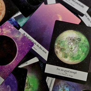 Moonology Oracle-kaartendeck – 44 kaarten voor maanbegeleiding en spirituele duidelijkheid