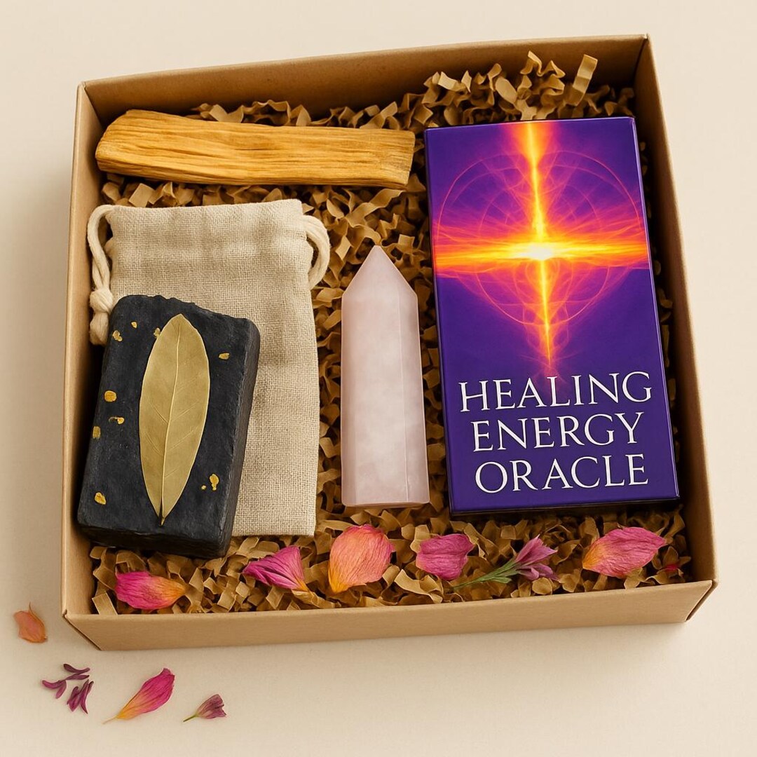 Healing Energy Oracle Ritual Gift Box - Soulful Awakening - for Clarity ...