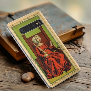 Vintage Tarot Karten Handyhülle für Pixel 9 9 Pro XL 8 8A 8Pro 7 7A 7Pro 6 6A 6 Pro 5 5A 4 4A 3 2 iPhone 16 15 14