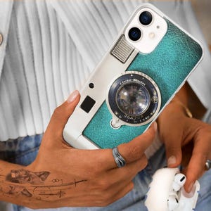 70s 80s Retro Style Phone Case Vintage Camera Cover for iPhone 16 Pro 15 Plus 14 13 12 11 XS XR/ Samsung S24 S23 A55 A16 / Pixel 9 Pro 8 7