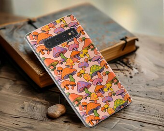 Coque de téléphone champignon magique vintage Cottagecore housse pour Pixel 9 9 Pro XL 8 8A 8Pro 7 7A 7Pro 6 6A 6 Pro 5 5A 4 4A 3 iPhone 16 15 14 13