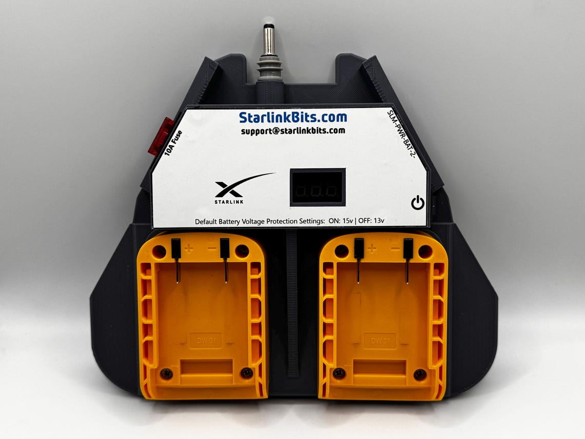 Starlink Mini Dual Battery Powerpack for Makita, Dewalt, Milwaukee and
