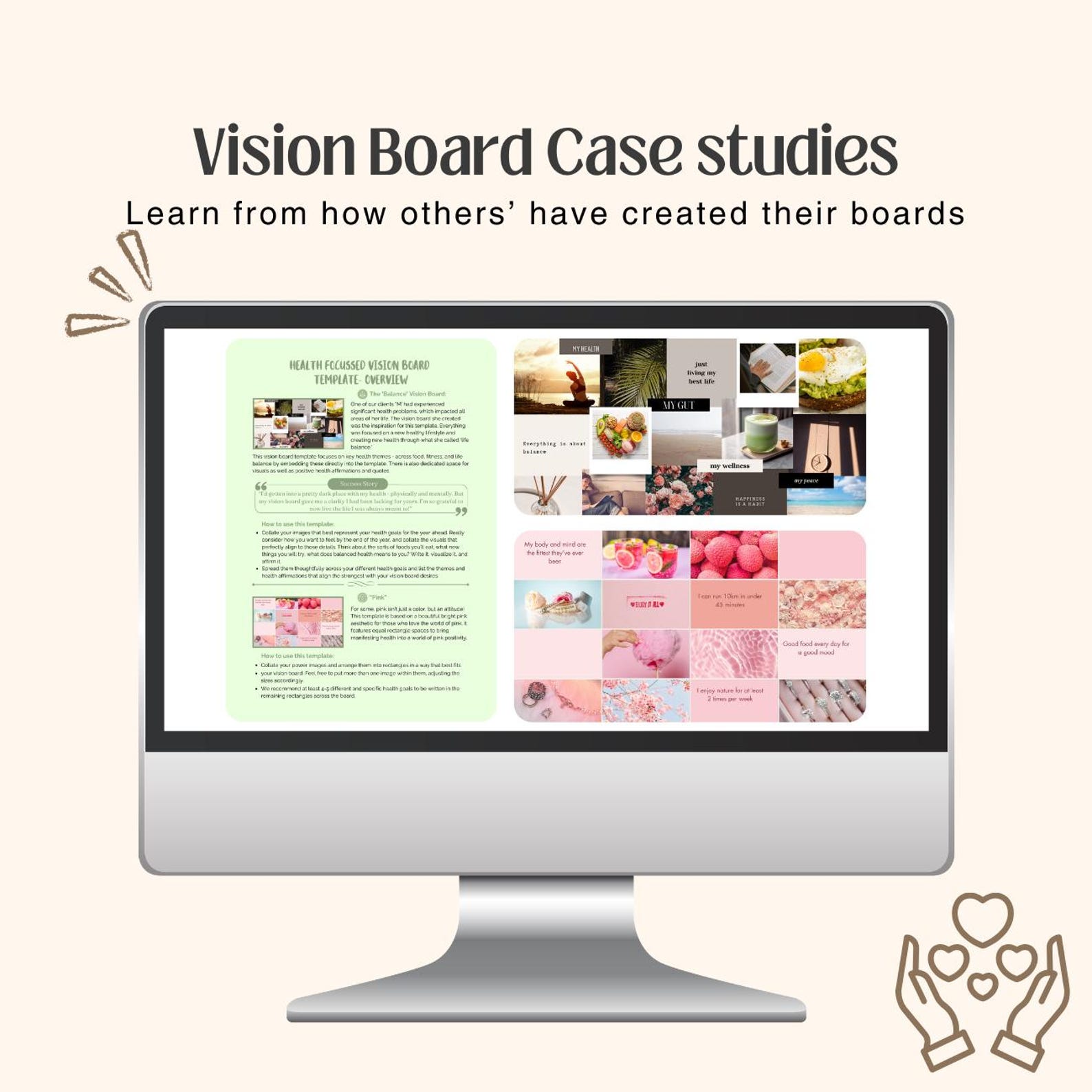 Canva Vision Board Template Kit – 25 Dream Board Layouts (digital ...